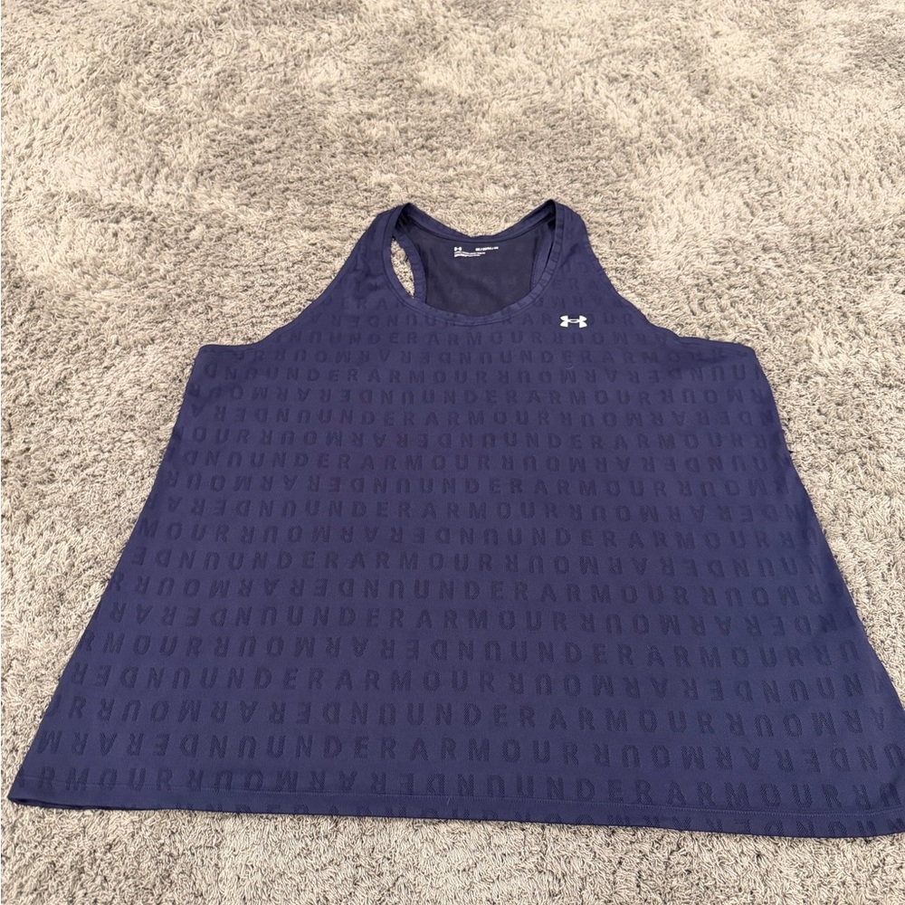 Under Armour Dark Blue Athletic Tank